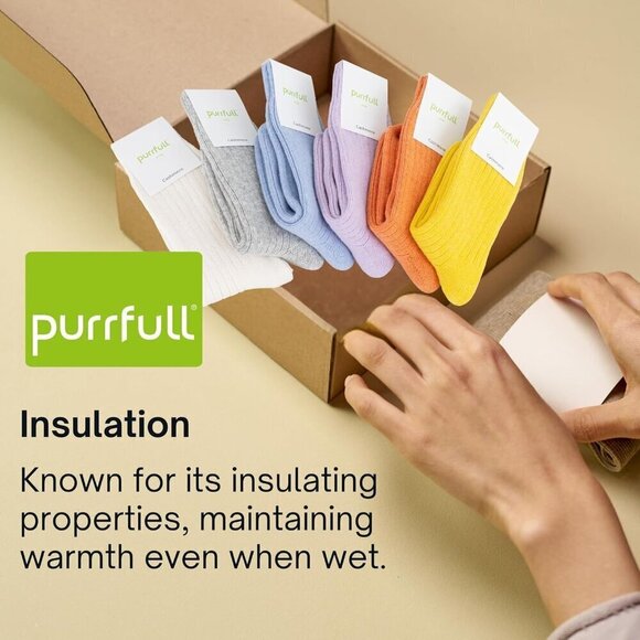 ⭐Women Giallo Winter Solid Socks Cashmere Socks Lady - Picture 3 of 9